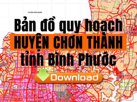 Bản đồ quy hoạch huyện Chơn Thành tỉnh Bình Phước- tải về