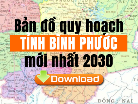 Bản đồ quy hoạch tỉnh Bình Phước mới nhất